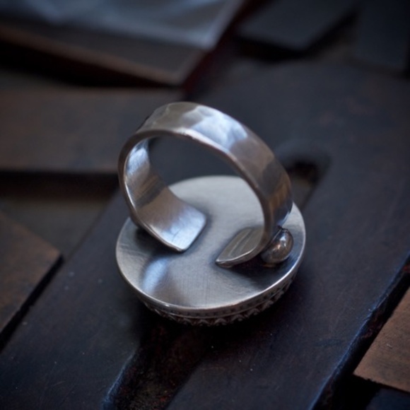 Labradorite Sterling Ring Size 8 NWT - Picture 8 of 11